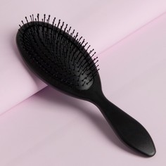 Расческа массажная, 22x6,5 см, цвет черный No Brand