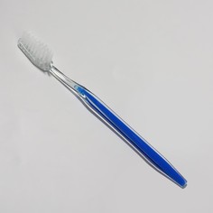 Зубная щетка ONLITOP 17,5 см, цвет прозрачный/синий