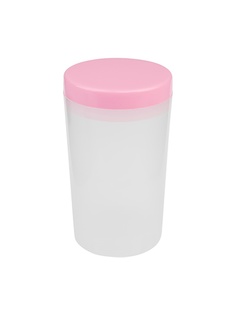 Подставка-стакан для мытья кистей Irisk (03 Розовая крышка)