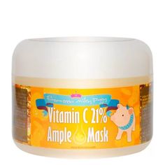 Маска для лица ELIZAVECCA с витамином С разогревающая Vitamin C 21% Ample Mas