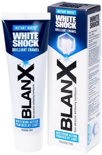 З/паста Бланкс white shock instant white мгновенное отбеливание 75г (GA11848) Blanx