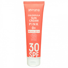 Levrana Крем для лица и тела солнцезащитный Календула 30SPF PINK 0+ 100 мл