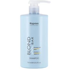 Kapous Шампунь с антижелтым эффектом Blond Bar 750 мл