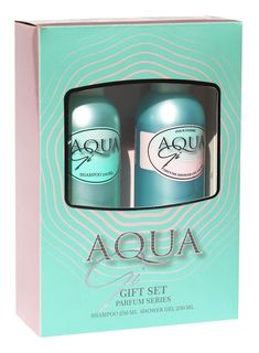 Подарочный набор средств для гигиены, женский AQUA GI (шампунь+гель для душа) Festiva