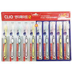 Зубная щетка Clio New Perfection Antibacterial Double Fine Toothbrush 10 шт