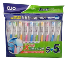 Зубная щетка Clio Sens Antibacterial Toothbrush 10 шт