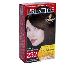 Краска для волос Престиж-232 темно-каштановый 3 упаковки Vip`S Prestige