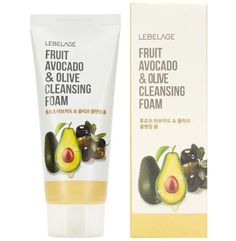 Пенка для умывания Lebelage Fruit Avocado&Olive Cleansing Foam с экстрактом авокадо