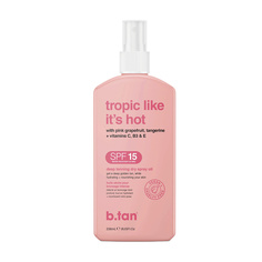 Масло-спрей B.TAN Tropic Like Its Hot deep tanning dry spray oil spf15 для загара 236 мл