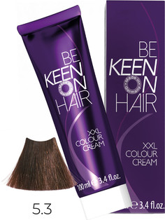 Крем-краска для волос KEEN Colour 5.3 светло-коричневый золотистый 100 мл