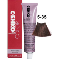 Крем-краска для волос C:ehko Color Explosion 5-35 золотисто-красно-коричневый 60 мл