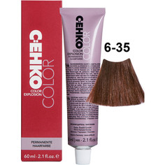 Крем-краска для волос C:ehko Color Explosion 6-35 темно-золотистый блондин 60 мл