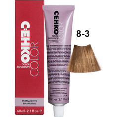 Крем-краска для волос C:ehko Color Explosion 8-3 светло-золотистый блондин 60 мл