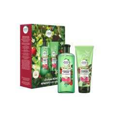 Подарочный набор Herbal Essences Очищение и питание Клубника и мята 250 мл, 180 мл