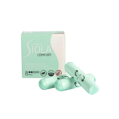 Тампоны Siola Silver Line Mini 2 капель 8 шт