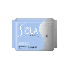 Прокладки ультратонкие с анионным вкладышем Siola Silver Line Normal 3 капель 20 шт