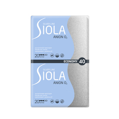 Прокладки ультратонкие с анионным вкладышем Siola Silver Line Normal 3 капель 40 шт