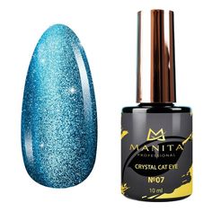 Гель-лак для ногтей Manita Professional Crystal Cat Eye эффект кошачьего глаза №7 10 мл