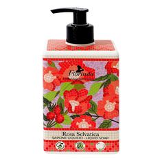 Мыло Florinda Liquid Soap Rosa Selvatica очищение натуральное жидкое 500 мл