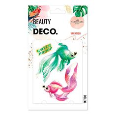 Татуировки переводные для тела Deco Watercolor Story by Miami tattoos Waterproof