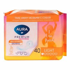 Прокладки ежедневные Aura Premium 40 шт
