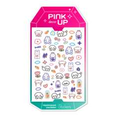 Наклейки для ногтей Pink Up Decor nail stickers переводные тон 113