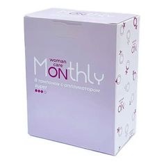 Тампоны гигиенические Monthly Compact Super с аппликатором 8 шт