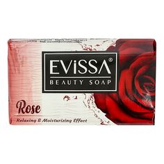 Туалетное мыло Evissa твердое гигиеническое роза 100 г