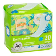 Прокладки ежедневные Globus удлиненные 20 шт. Глобус