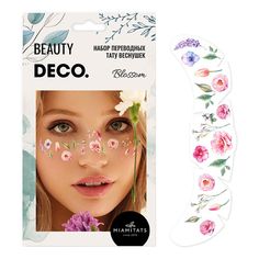 Переводные тату-веснушки Deco Floral By Miami Tattoos Blossom