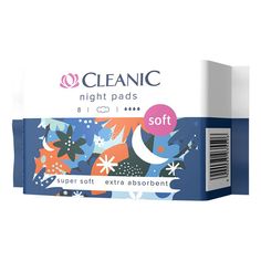 Прокладки гигиенические Cleanic Soft Night 8 шт