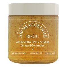 Скраб для тела Bisou Aromacologie пряный имбирь и корианд 250 мл