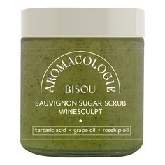 Скраб для тела Bisou Aromacologie очищающий виноградный с винной кислотой 250 мл