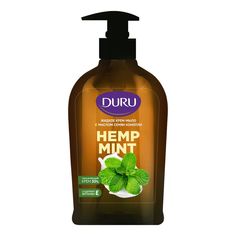 Туалетное крем-мыло Duru Hemp Mint жидкое с маслом семян конопли 300 мл