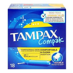 Тампоны Tampax Compak Regular с аппликатором 18 шт