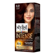 Крем-краска для волос Stylist Color Pro Intense 3.0 Темный каштан 118 мл