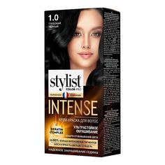 Крем-краска для волос Stylist Color Pro Intense 1.0 Глубокий черный 118 мл
