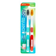 Зубные щетки DentoDay мягкие 2 шт No Brand