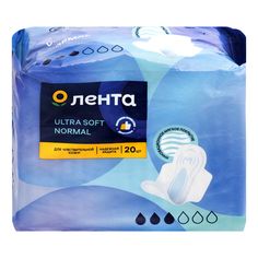 Прокладки гигиенические Лента Ultra soft Normal 20 шт Lenta