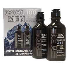 Косметический набор для тела и волос Tune Cool Men 3 в 1 для мужчин 2 предмета