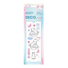 Татуировка переводная для тела Deco Ukiyo by Miami Tattoos Summer Universe