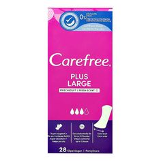 Прокладки ежедневные Carefree Plus Large Fresh 28 шт