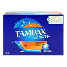 Тампоны Tampax Compak Super Plus с аппликатором 18 шт