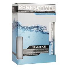 Косметический набор для волос и лица Perfect Men Silver Ice для мужчин 2 предмета