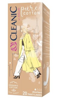 Прокладки ежедневные Cleanic Pure Cotton 20 шт