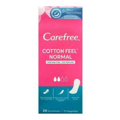 Прокладки ежедневные Carefree Cotton Feel Normal 20 шт