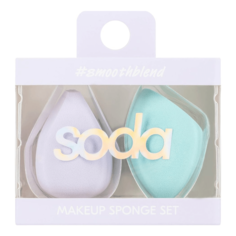 Набор спонжей для нанесения тональной основы Soda 002 Smoothblend 2 шт