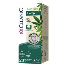 Прокладки ежедневные Cleanic Naturals Organic Cotton & Hemp 20 шт