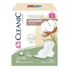 Прокладки гигиенические Cleanic Naturals Organic Cotton 10 шт