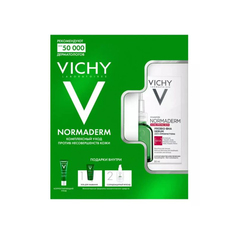Набор VICHY Normaderm Probio Сыворотка 30 мл+Крем 30 мл+Гель 50 мл+Флюид SPF50+ 3 мл